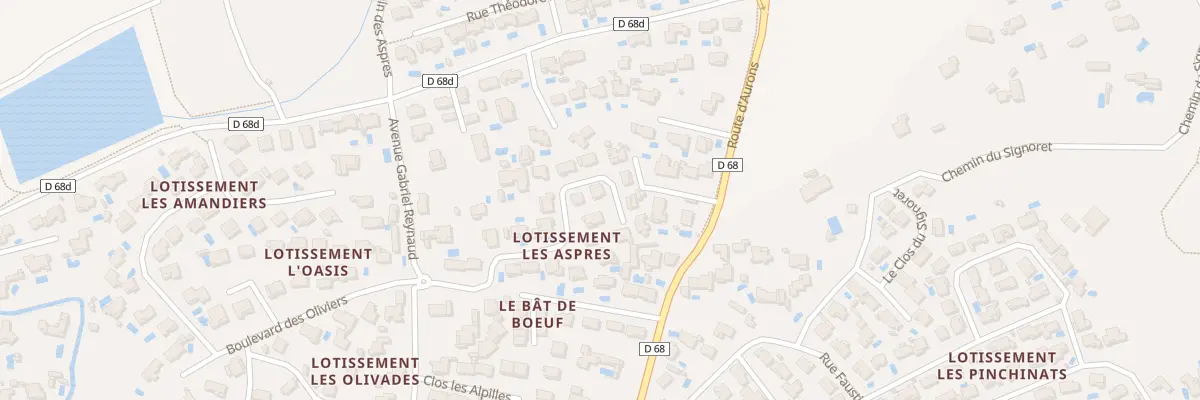 Plan du 282 Imp de la Sarriette à Pélissanne