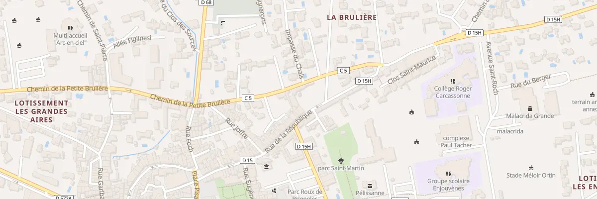 Plan du 69B Rue de la République à Pélissanne