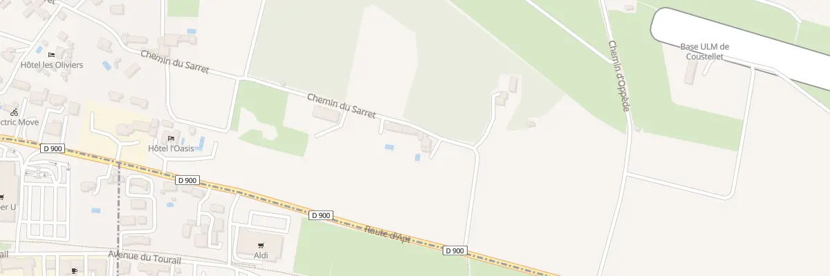 Plan du 5099F Le Serret à Cabrières-d’Avignon