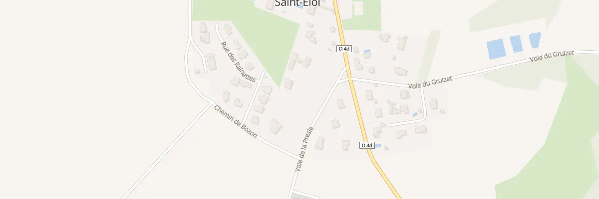 Plan du 76 Voie de la Presle à Saint-Éloi