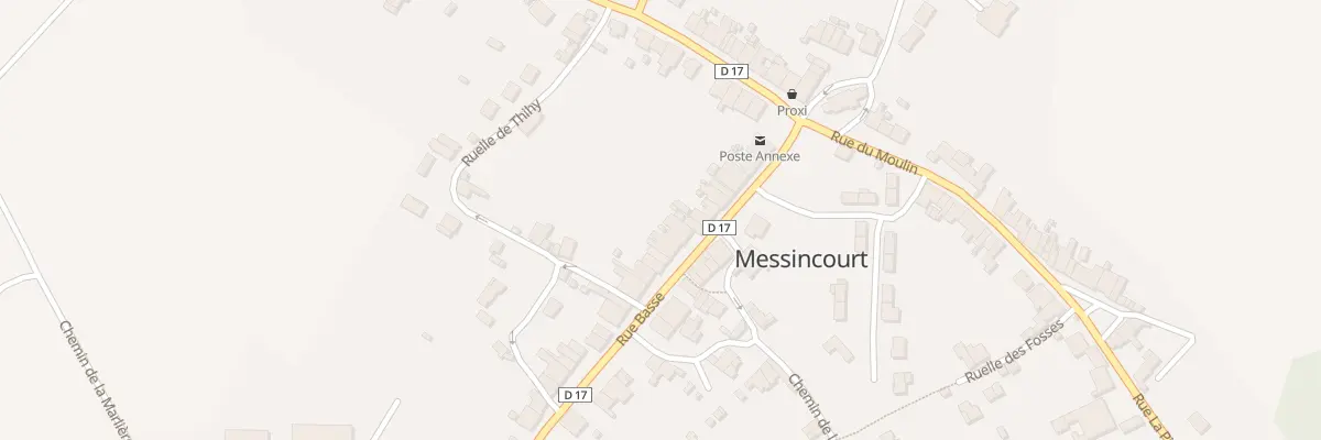 Plan du 16 Rue Basse à Messincourt