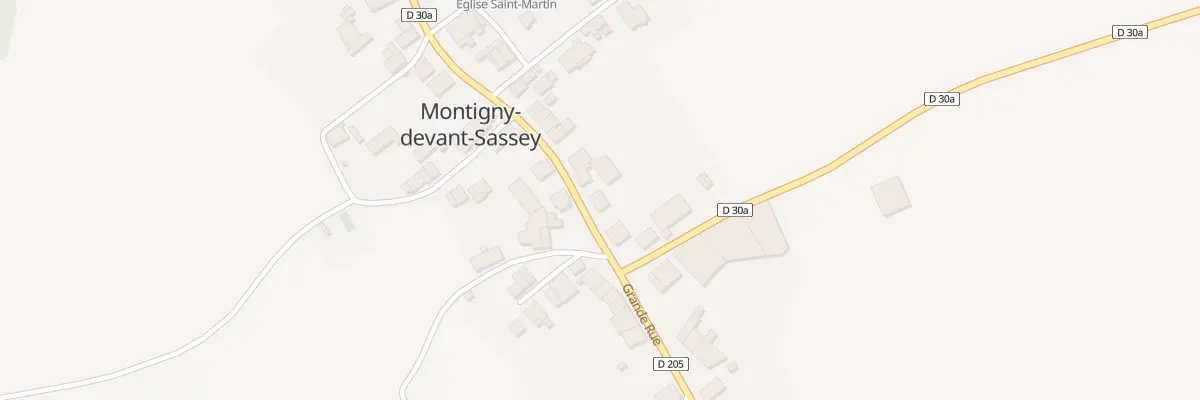 Plan du 17 Gr Grande Rue à Montigny-devant-Sassey