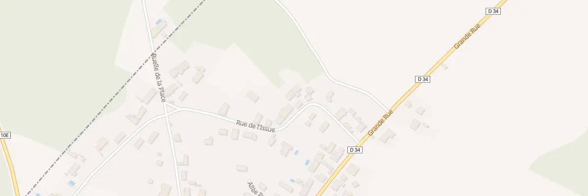 Plan du 13 Rue de l’Issue à Labruyère