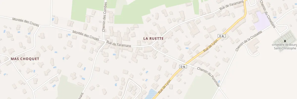Plan du 20 Che du Pommier à Bourg-Saint-Christophe