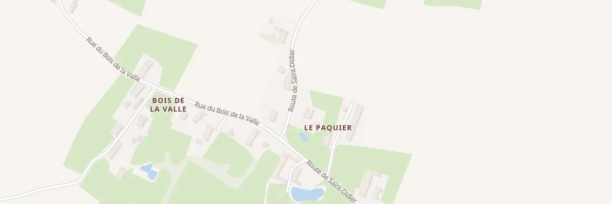 Plan du 10 Rte de Saint-didier à La Racineuse