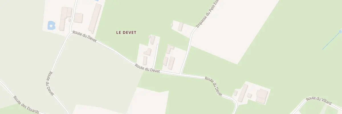 Plan du 597 Rte du Devet à Lescheroux