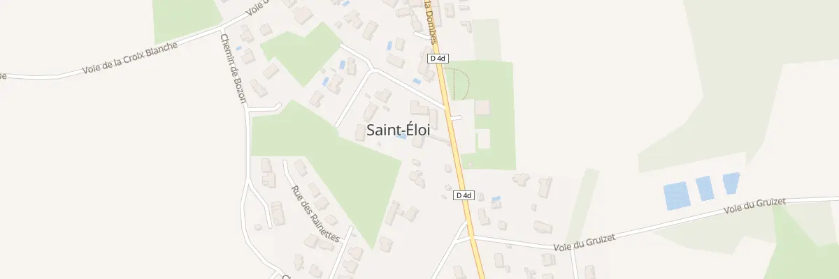 Plan du 97 Rte de la Dombes à Saint-Éloi