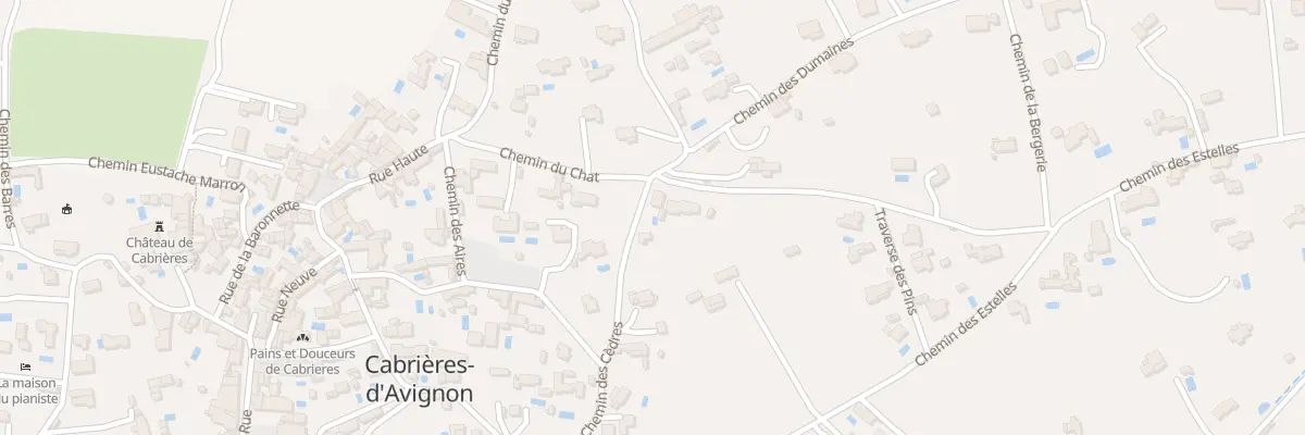 Plan du 5290 Clot du Chat à Cabrières-d’Avignon