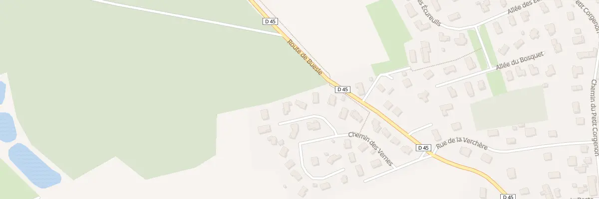 Plan du 70 Che du Vieux Chene à Buellas