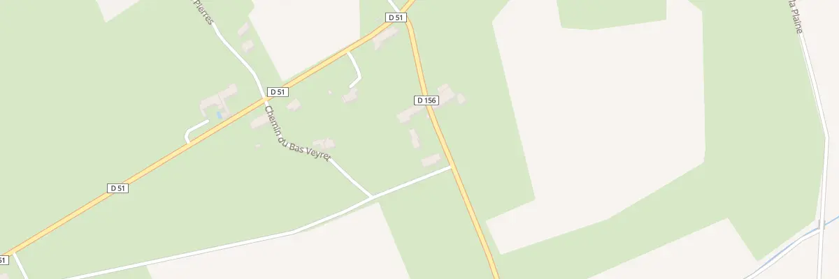 Plan de Rte du Suzon à Bossieu