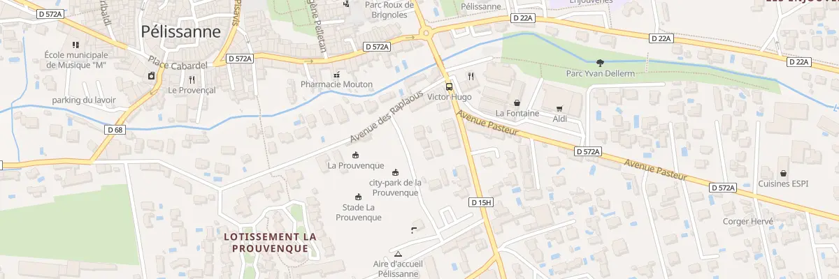 Plan du 12 Crs Victor Hugo à Pélissanne