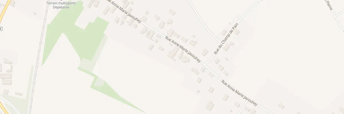 Plan du 28 Rue Anne-Marie Javouhey à Jallanges