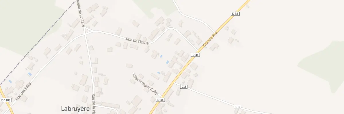 Plan du 25 Gr Grande Rue à Labruyère