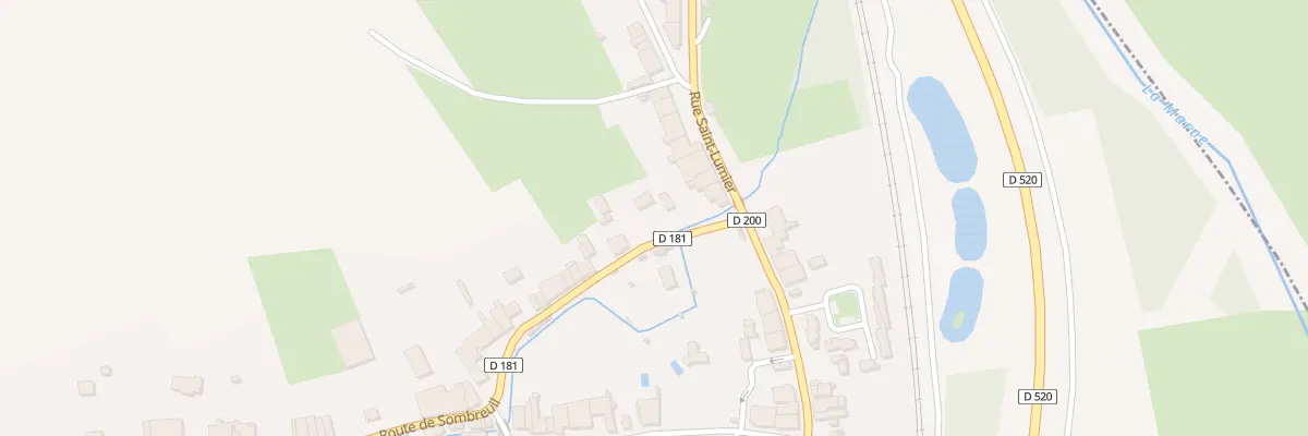 Plan du 6 Rte de Sombreuil à Fronville