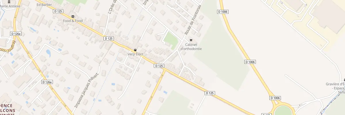 Plan du 42 Rue de la Bourbre à La Verpillière