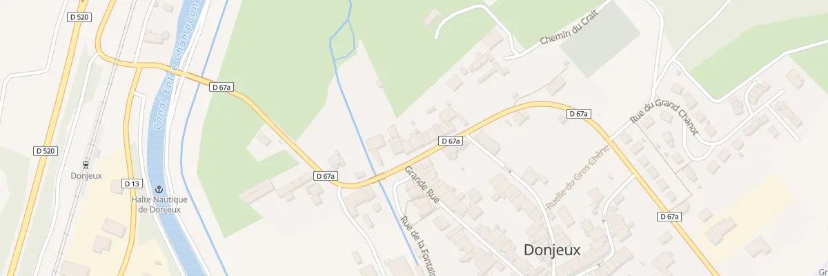 Plan du 27 Rte de Doulaincourt à Donjeux