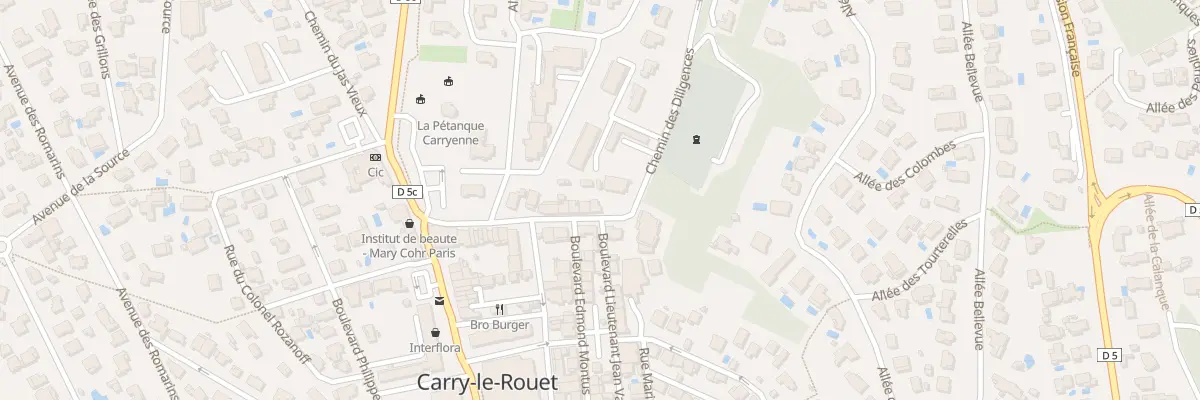 Plan du 25 Rue Marie Olive à Carry-le-Rouet