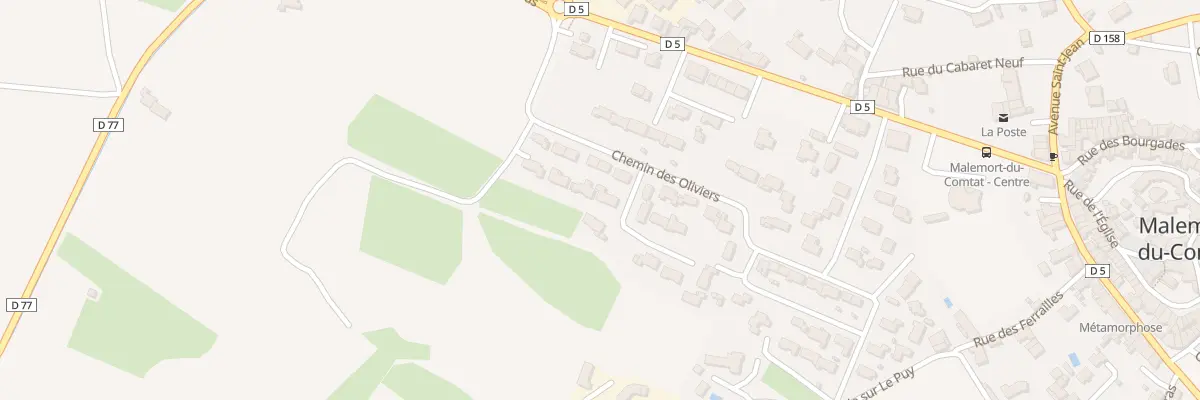Plan du 235 Che des Oliviers à Malemort-du-Comtat