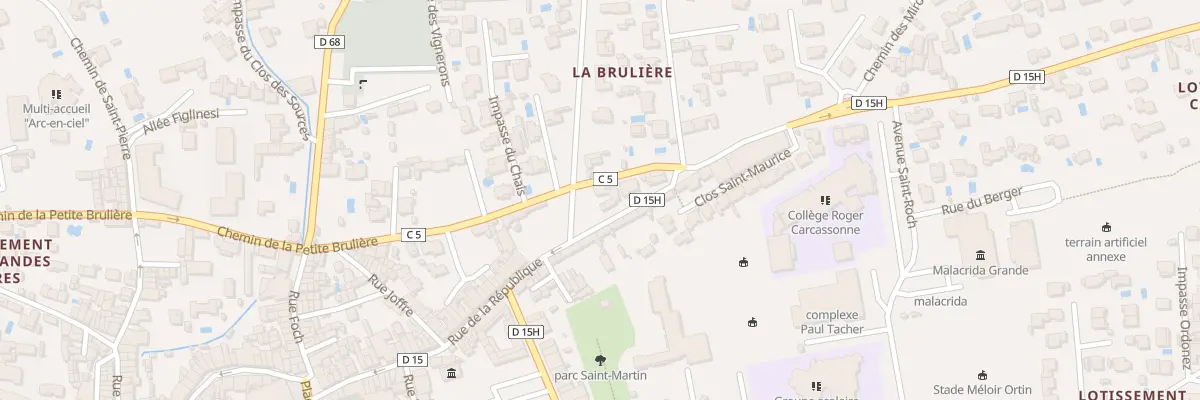 Plan du 2 Av Frédéric Mistral à Pélissanne