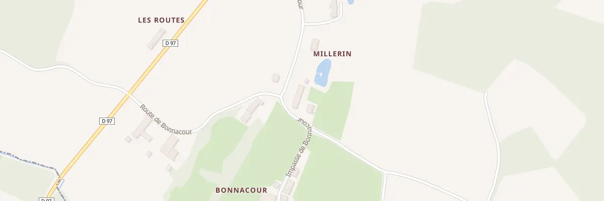 Plan du 329 Rte de Bonnacour à Saint-Nizier-le-Bouchoux
