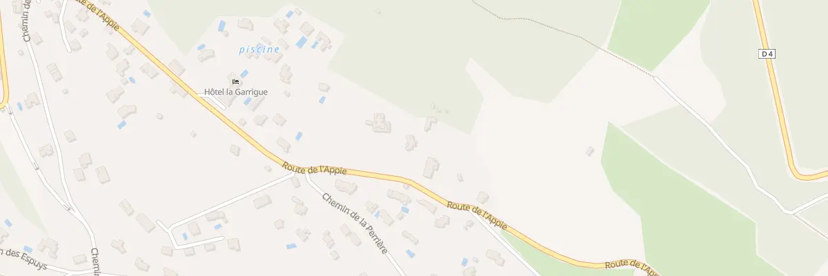 Plan du 609 Rte de l’Appié à Venasque