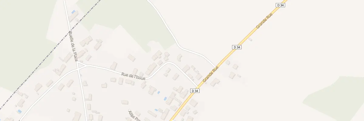 Plan du 16 Rue de l’Issue à Labruyère