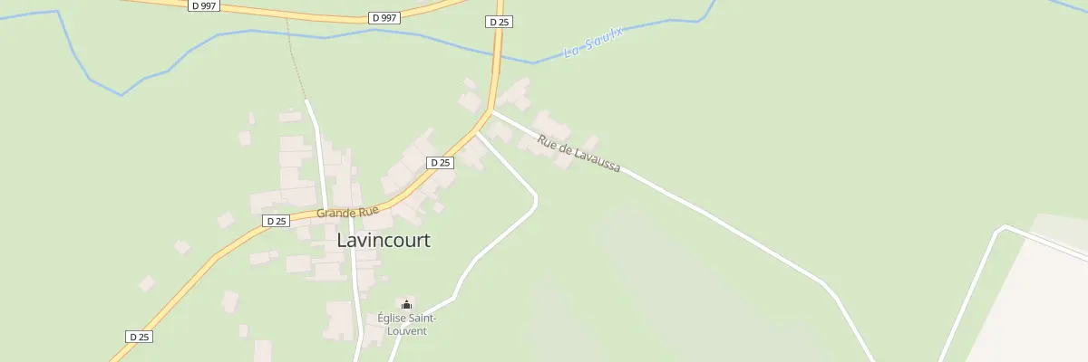 Plan du 4 Rue de Lavaussa à Lavincourt