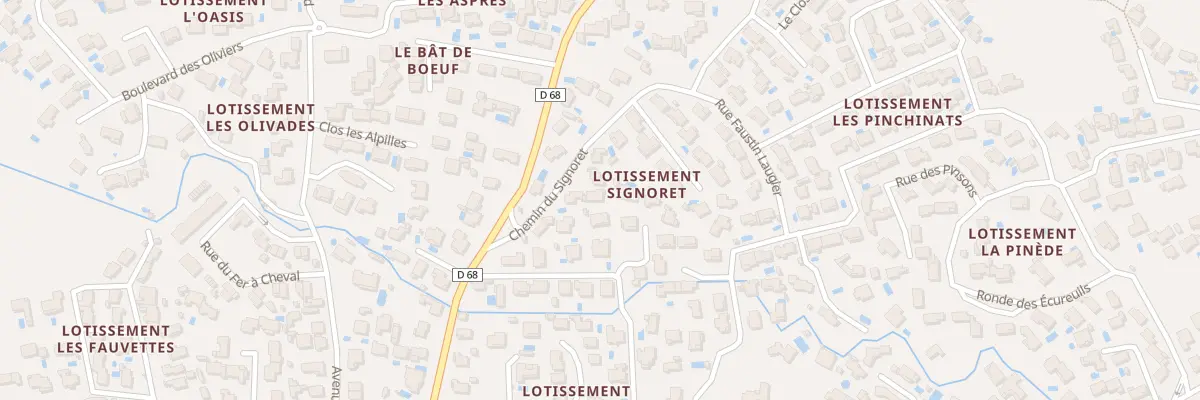 Plan du 5031 Che de Signoret à Pélissanne