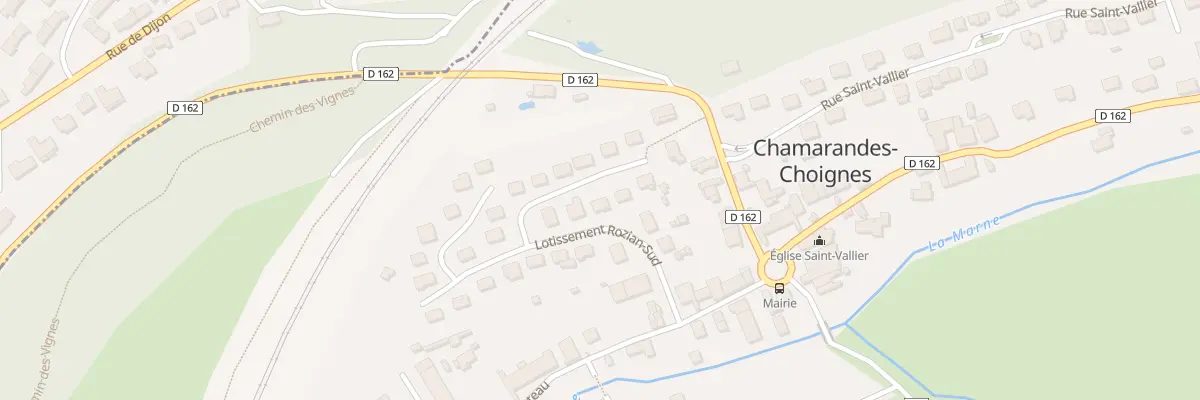 Plan du 6 Rozian Sud à Chamarandes-Choignes