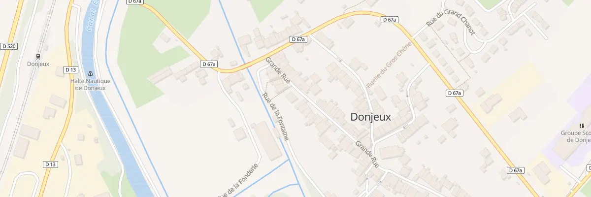 Plan du 12 Rue Grande Rue à Donjeux