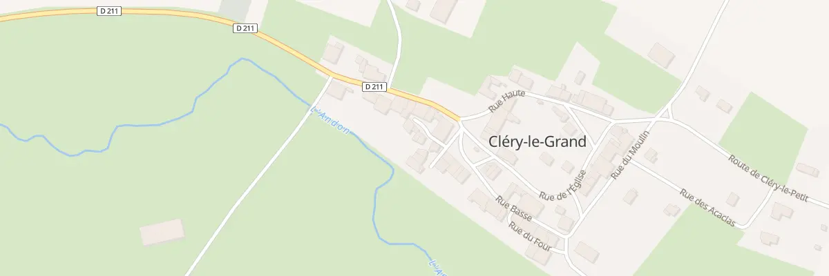 Plan du 1 Imp du Monument à Cléry-le-Grand