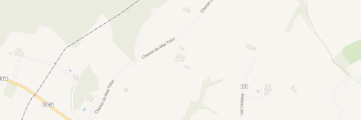 Plan du 5004 Les Usseaux à Mérindol-les-Oliviers