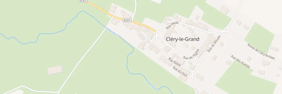 Plan du 4 Rle du Gue à Cléry-le-Grand