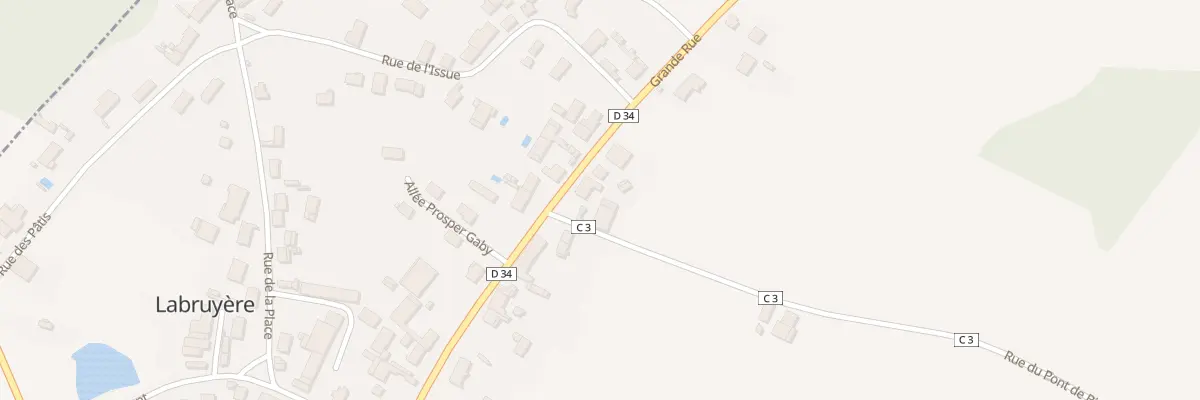 Plan du 26 Gr Grande Rue à Labruyère