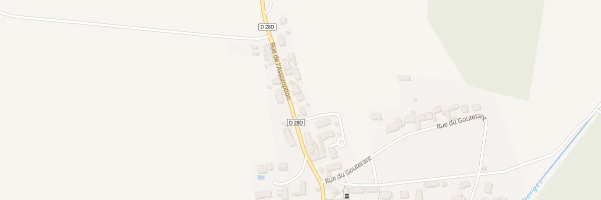 Plan du 42 Rue de l’Assomption à Orgeux