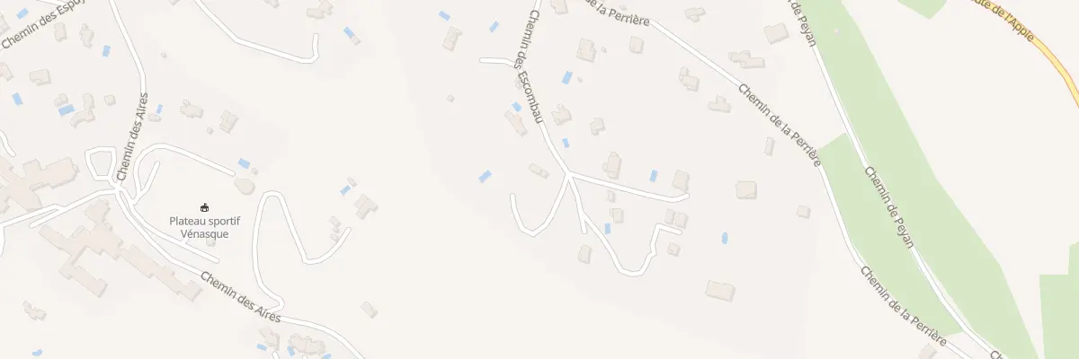 Plan du 48 Che des Escombau à Venasque