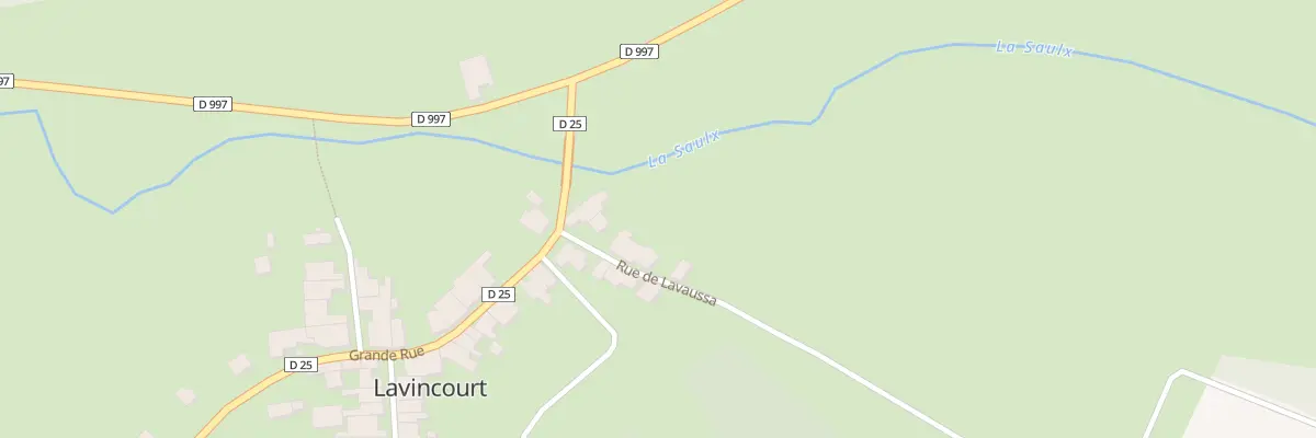 Plan du 3 Rue de Lavaussa à Lavincourt