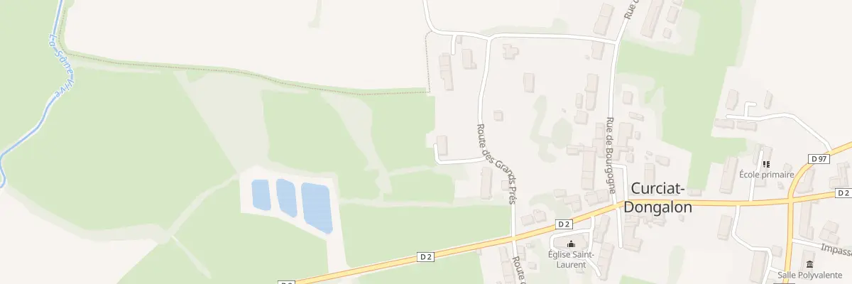 Plan du 107 Rte des Grands Pres à Curciat-Dongalon