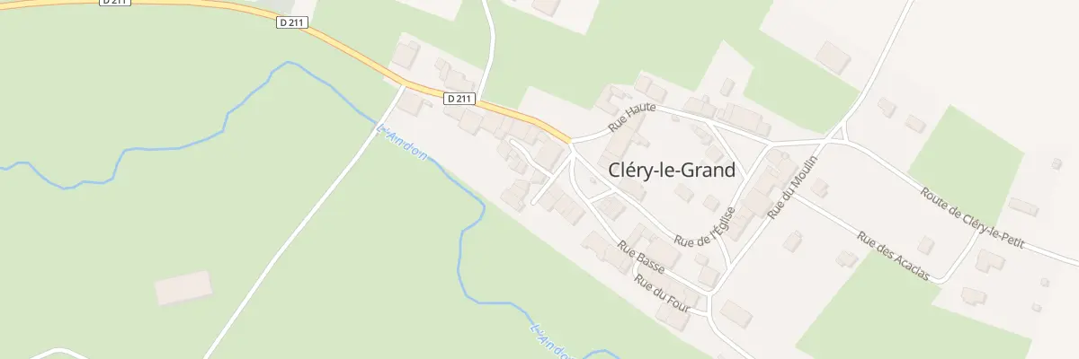 Plan du 2 Rle du Gue à Cléry-le-Grand