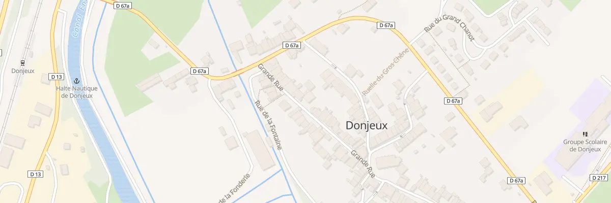 Plan du 15 Rue Grande Rue à Donjeux