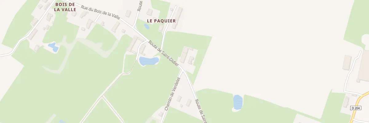 Plan du 6 Rte de Saint-didier à La Racineuse