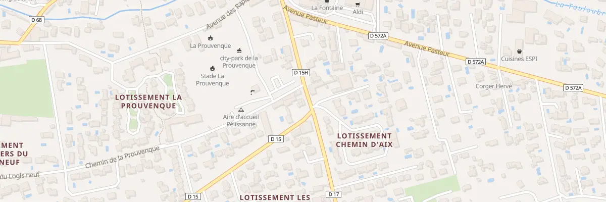 Plan du 30 Crs Victor Hugo à Pélissanne