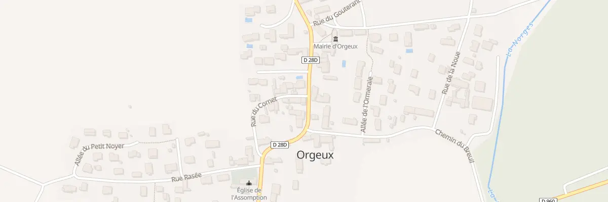 Plan du 23C Rue de l’Assomption à Orgeux