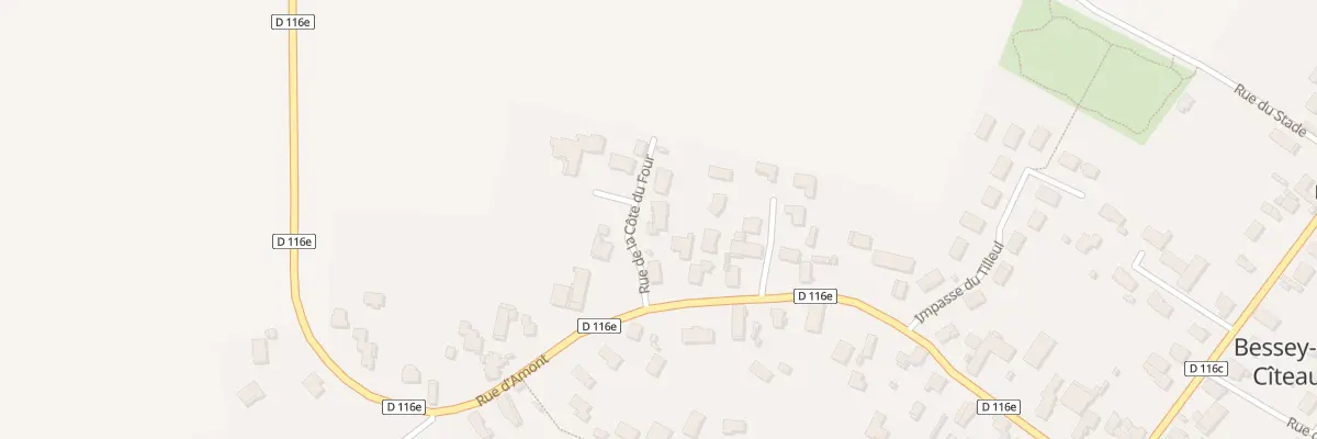 Plan du 4 Rue de la Cote du Four à Bessey-lès-Cîteaux