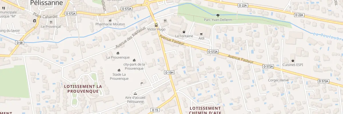 Plan du 3B Crs Victor Hugo à Pélissanne