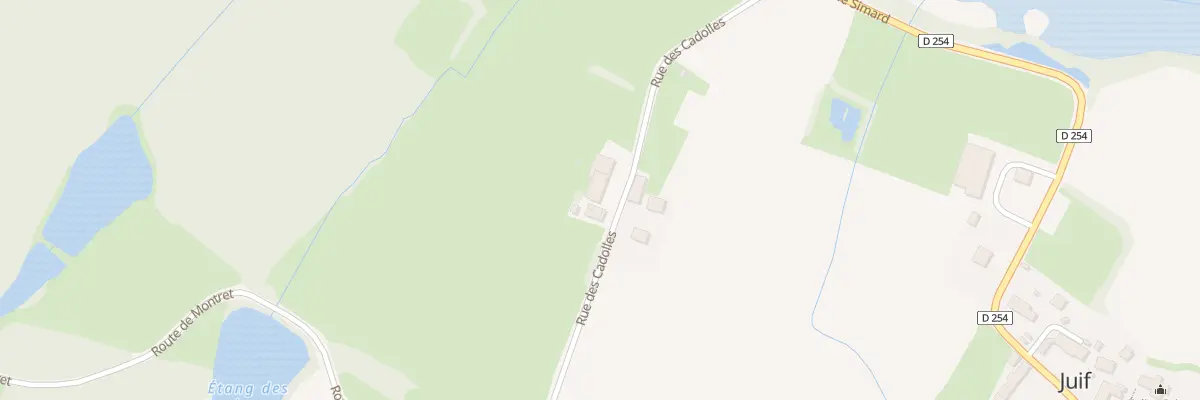 Plan du 270 Rue des Cadolles à Juif