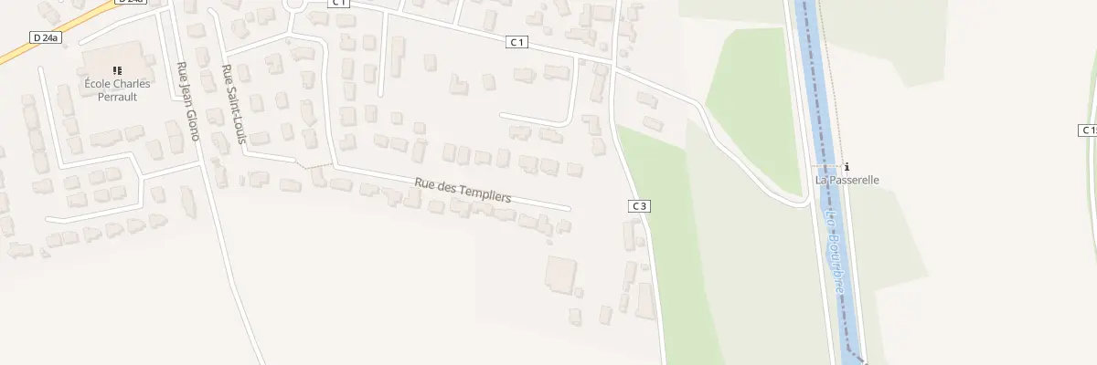 Plan du 18 Rue des Templiers à Charvieu-Chavagneux