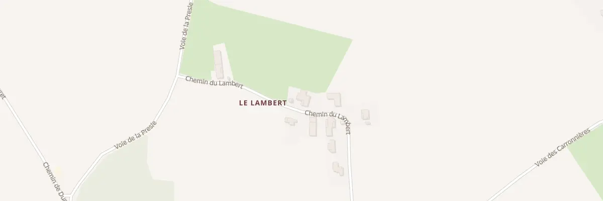 Plan du 231 Che du Lambert à Saint-Éloi