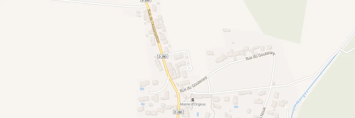Plan du 38 Rue de l’Assomption à Orgeux