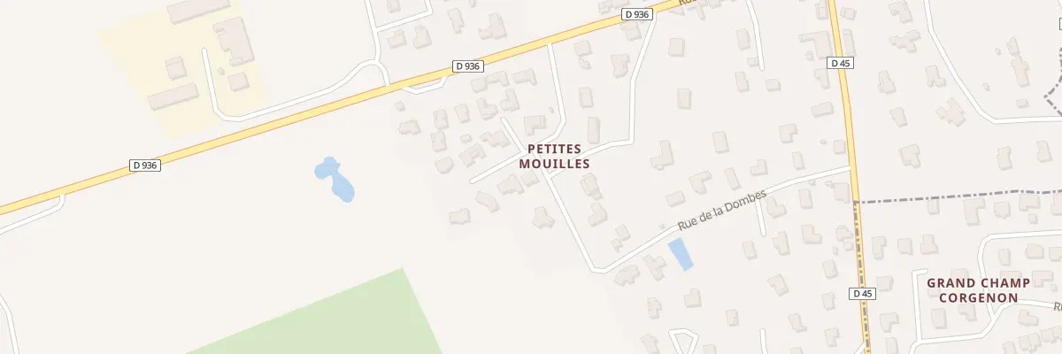 Plan du 3 All de la Dombes à Buellas